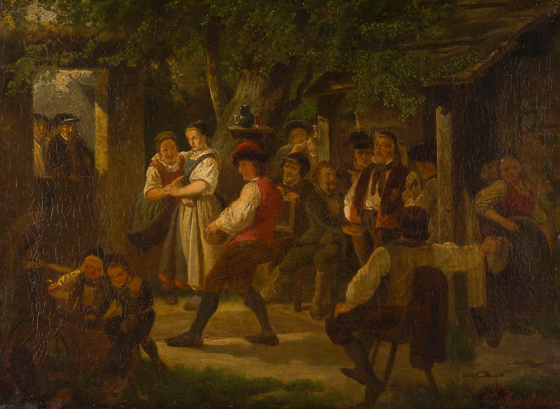 FRIEDRICH PETER HIDDEMANN | EINE KEGELPARTIE (1 of 2)