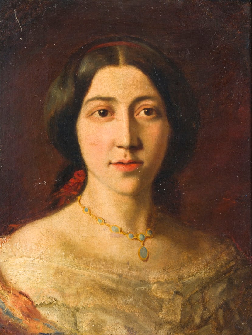 ANSELM FEUERBACH (ZUGESCHRIEBEN) | DAMENPORTRAeT (1 of 2)