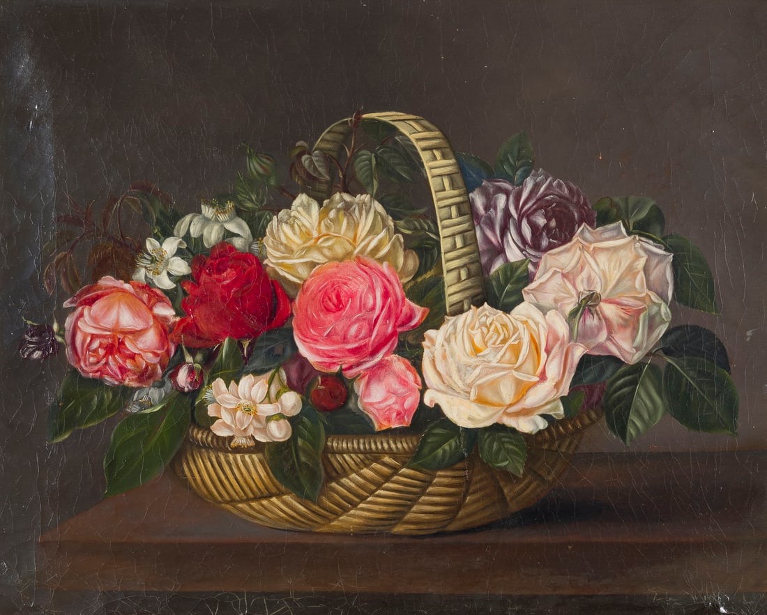 JOHAN LAURENTZ JENSEN (SCHULE) | BLUMEN IM KORB (1 of 2)