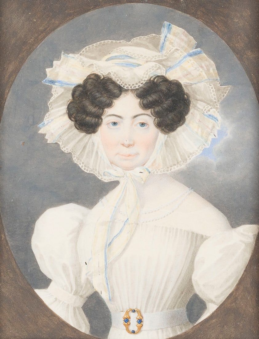 SPANISCHE SCHULE DES 19. JH. | DAMENPORTRAIT, UM 1820 (1 of 2)