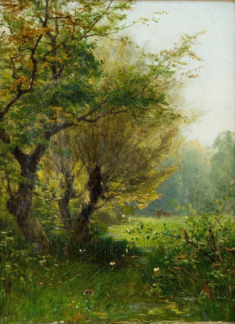 FRANZOeSISCH / BELGISCH | LANDSCHAFT MIT SCHMETTERLING (1 of 2)