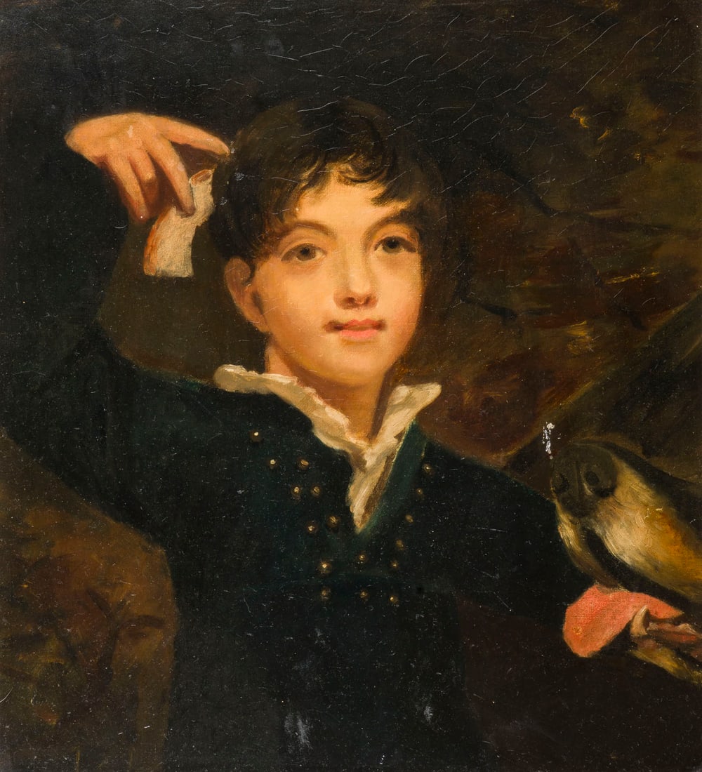 EDOUARD MANET (UMKREIS) | JUNGE MIT FALKE (1 of 2)