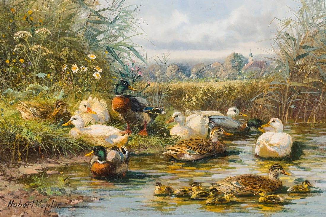 HUBERT KAPLAN | ENTEN AM FLUSSUFER (1 of 2)