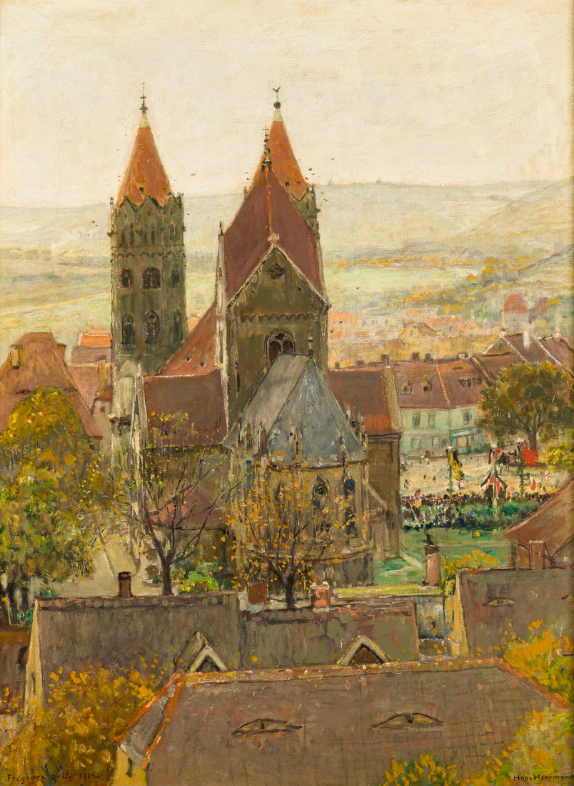 HANS HERMANN | DOM IN FREYBURG, 1914 (1 of 2)