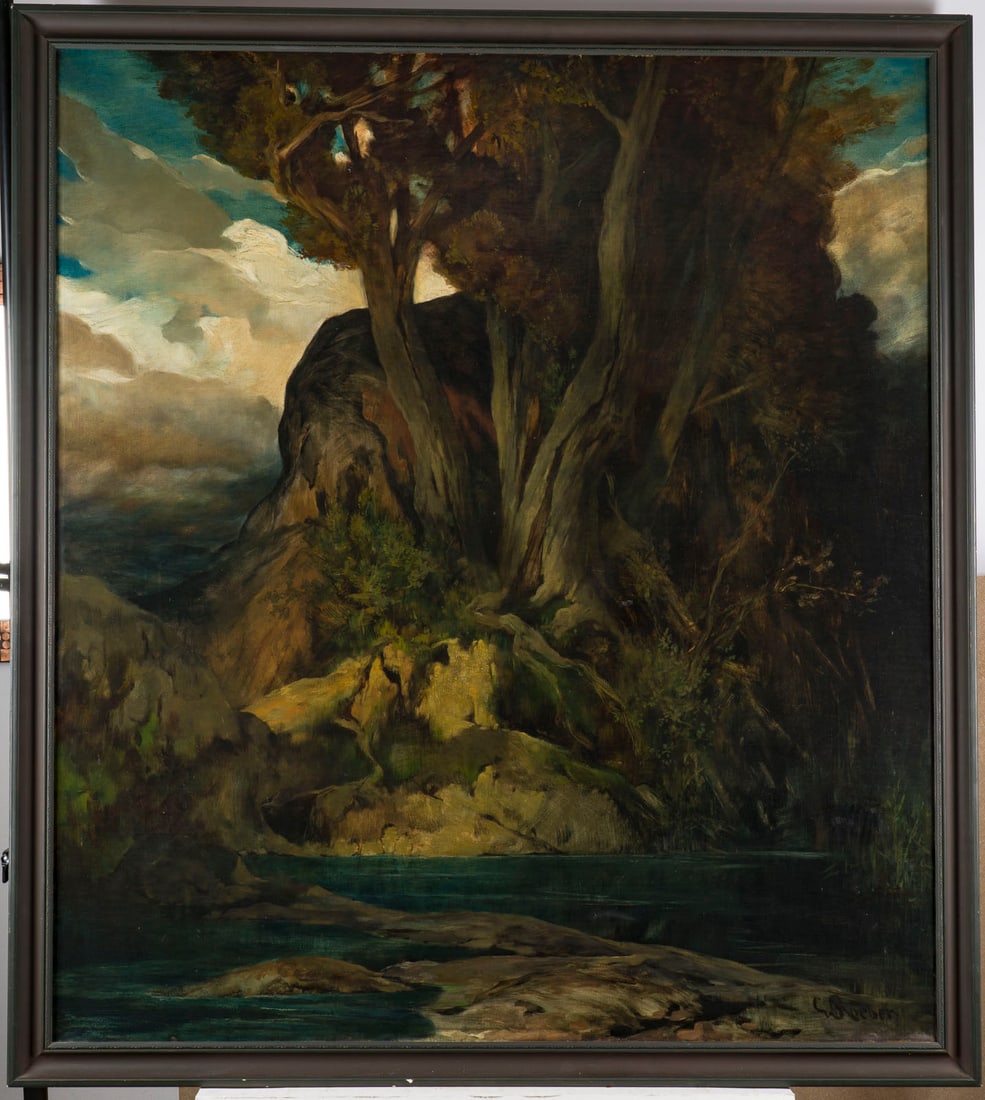ERNST ROEBER | FELSENUFER MIT ALTEN BAeUMEN (1 of 2)