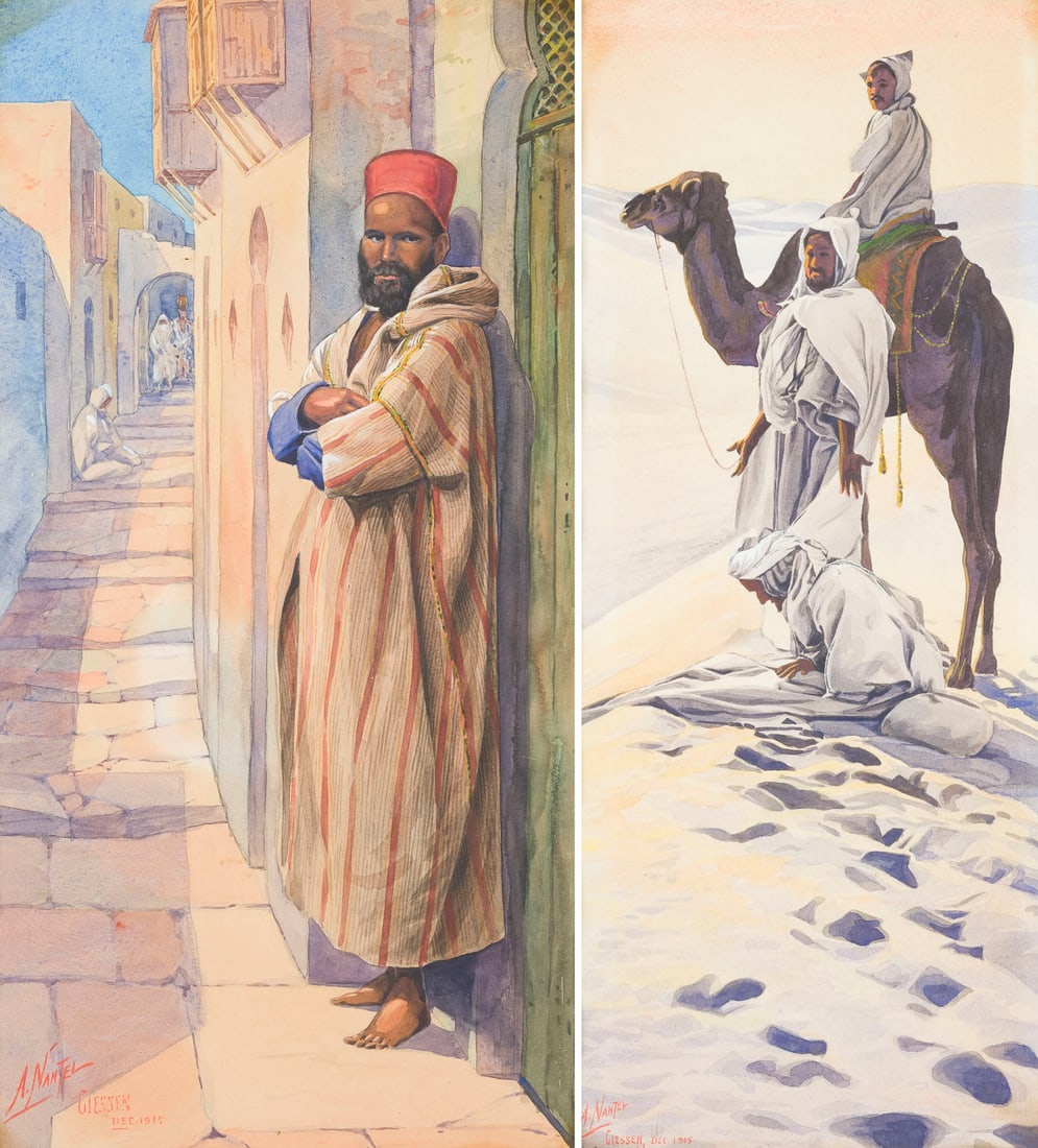 A. NANTEL | ZWEI WERKE MIT ORIENTALISCHEM MOTIV (1 of 5)