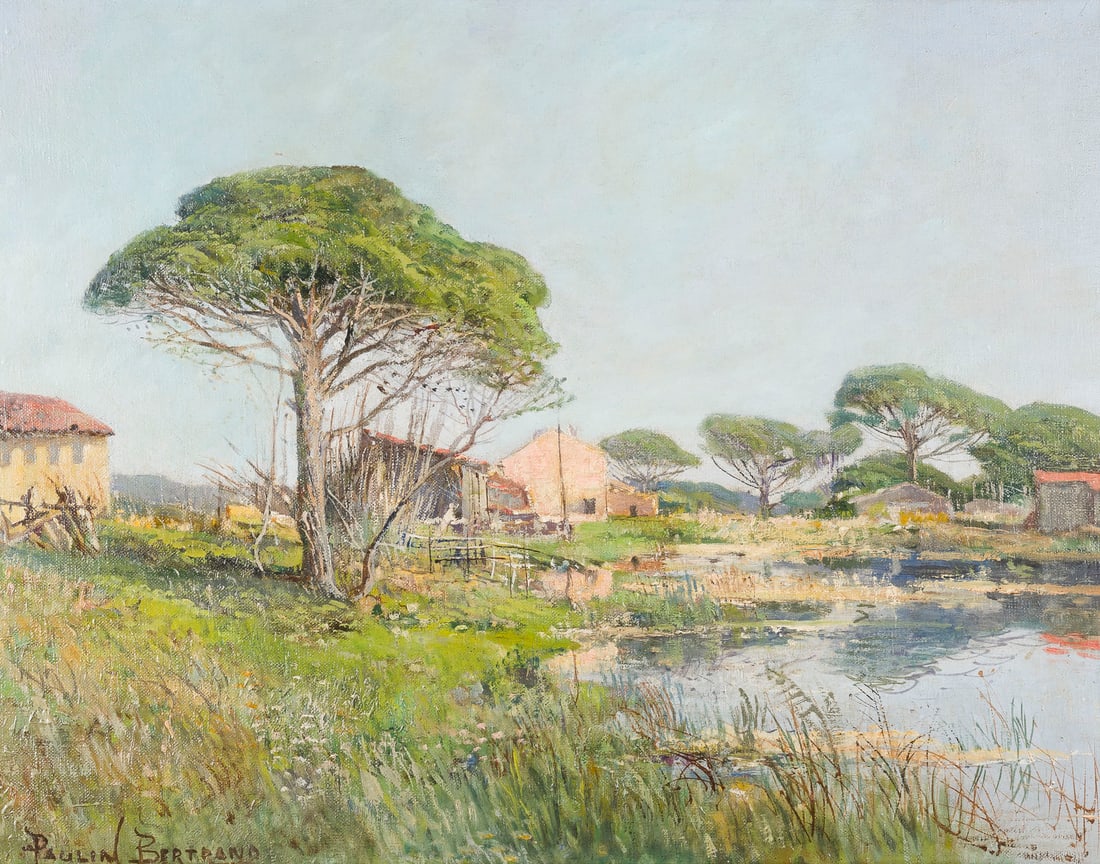 PAULIN ANDRE BERTRAND | PROVENZALISCHE LANDSCHAFT MIT PINIEN (1 of 2)