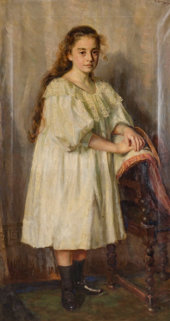 FRITZ REUSING | MAeDCHENPORTRAeT IM INTERIEUR (1 of 2)