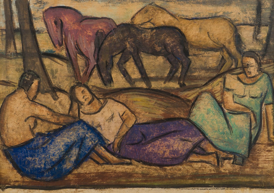 FRANZ MARC (UMKREIS) | FRAUEN UND PFERDE (1 of 2)