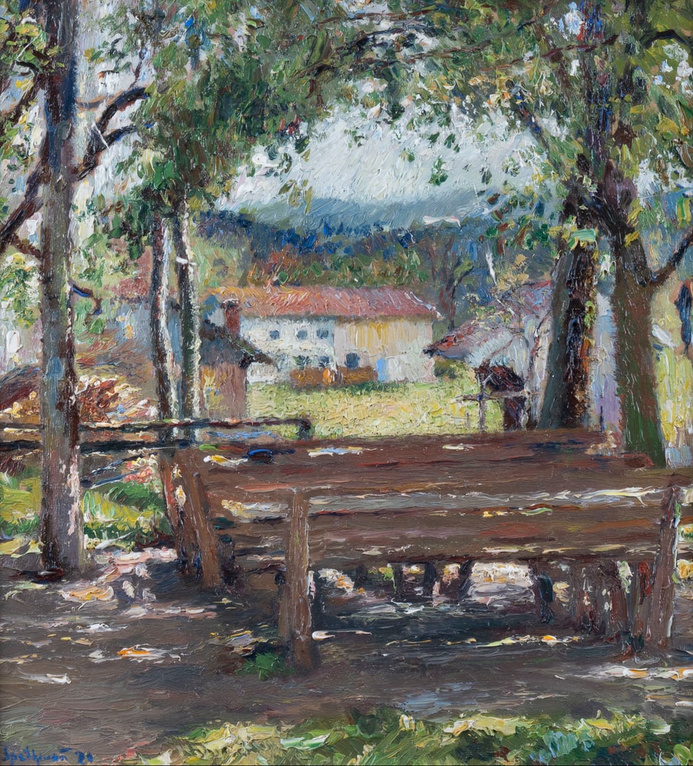 ALBERT SPETHMANN | BIERGARTEN, 1920 (1 of 2)