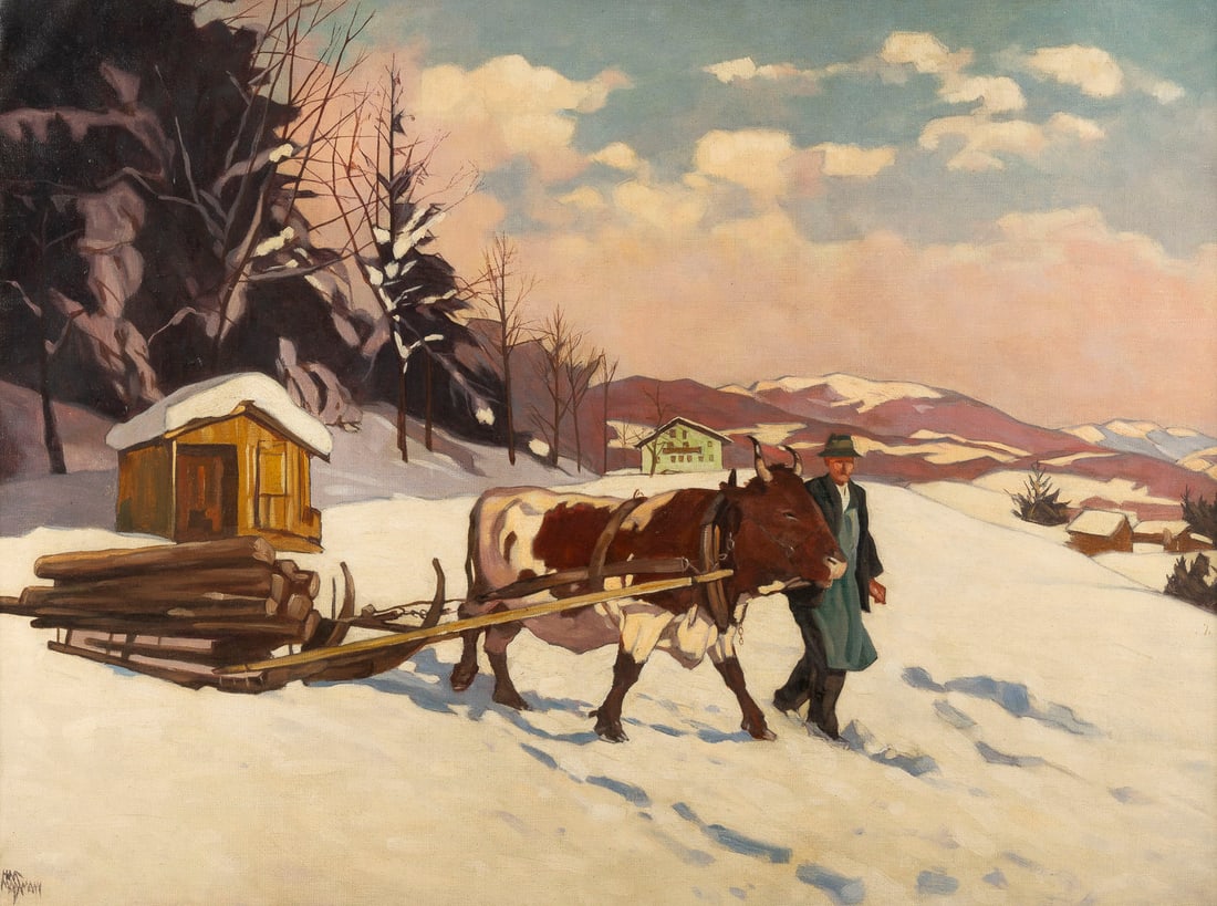 HANS MASSMANN | HOLZTRANSPORT IM WINTER (1 of 2)