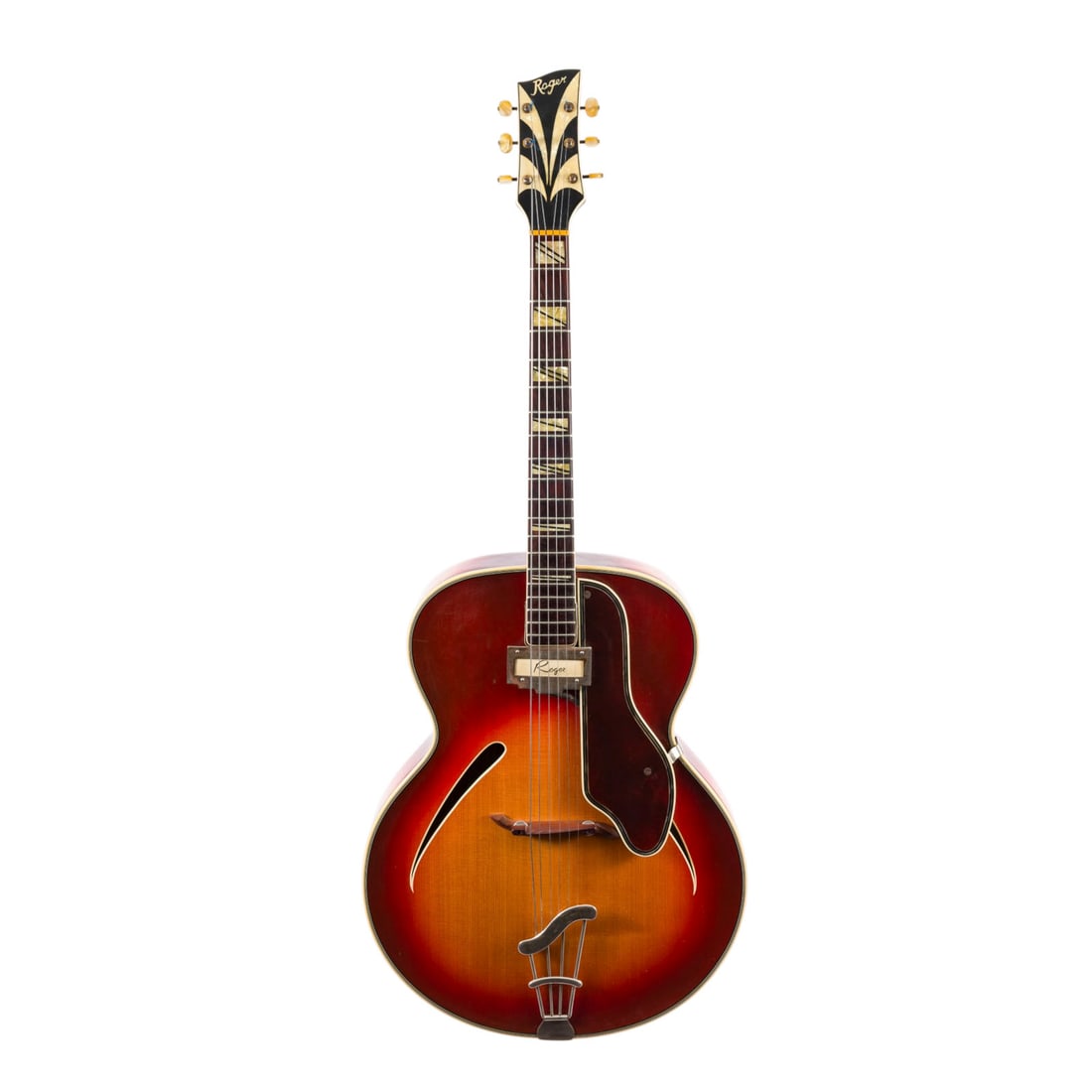 | SELTENE ARCHTOP E-GITARRE ROGER 'MODELL SUPER' (1 of 3)