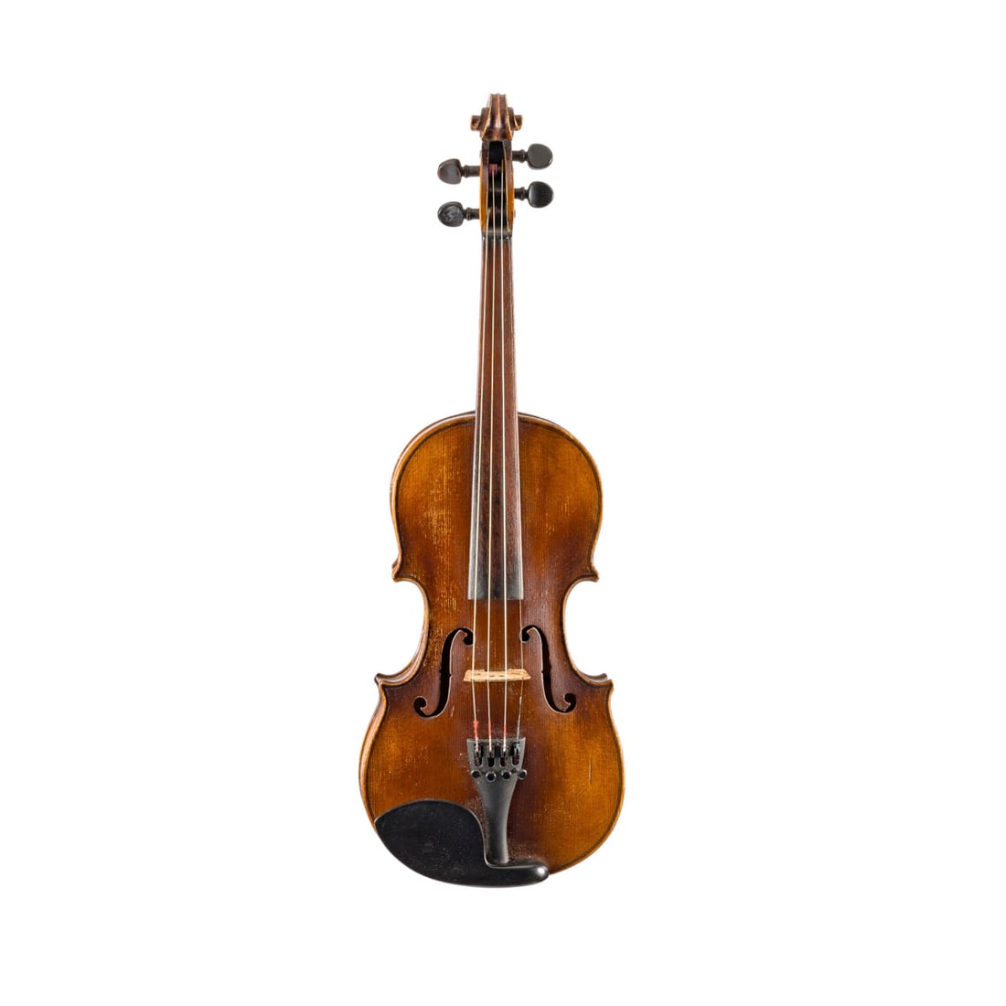 | 1/2-VIOLINE 'HUMBOLTSCHULE': 1/2 VIOLIN 'HUMBOLT SCHOOL' Germany, 20th century One-piece spruce top and maple back, brown varnish. 1/2 violin, length 51.9 cm, body length 30.9 cm. Label: ''Humboldt School with Day Care Center,