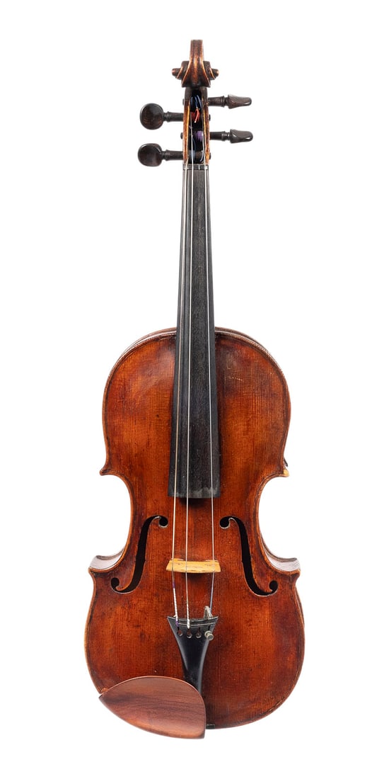 | FEINE VIOLA BEZ. 'THIR': FINE VIOLA LABELED 'THIR' Vienna, second half of the 18th century. Two-piece spruce top, maple back, dark reddish-brown varnish; includes case. 4/4 size viola; total length 66 cm, body length 38.6