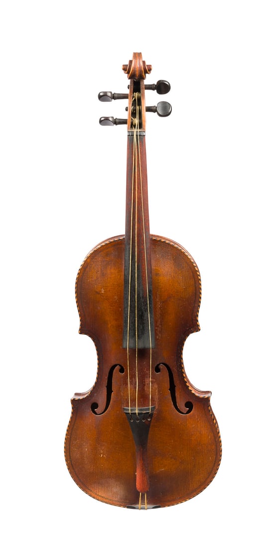 | VIOLINE WOHL 'MATHIAS HORNSTEINER III': VIOLIN, PROBABLY 'MATHIAS HORNSTEINER III' Probably Mittenwald, 1804 Two-piece spruce top and maple back, brown varnish. 4/4 violin. Label: 'Mathias Hornsteiner, violin maker in Mittenwald, 1804'.