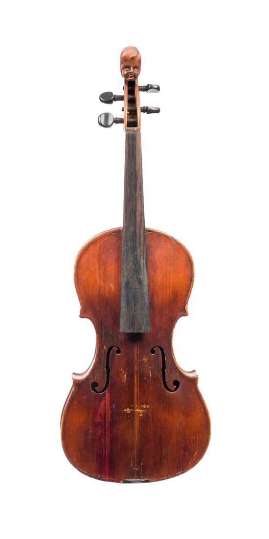 | VIOLINE BEZ. 'LUIGI AMICI' MIT GESCHNITZTEM KOPF (1 of 4)