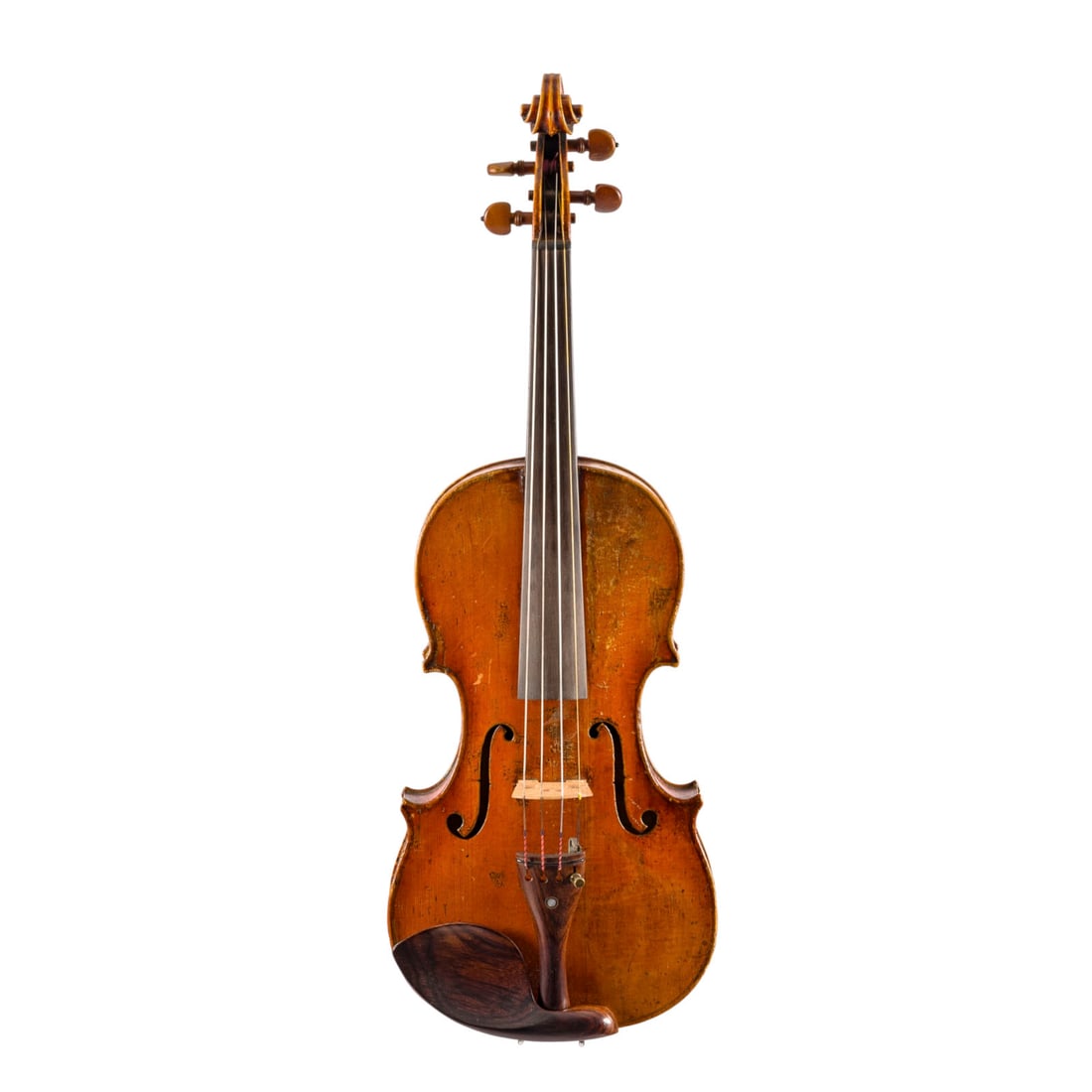 | VIOLINE BEZ. 'CESARE TOROSSI' MODELL 'AMATI': VIOLIN SIGNED 'CESARE TOROSSI,' 'AMATI' MODEL Italy, ca. 1844 One-piece spruce top and maple back, light brown-reddish varnish. 4/4 violin, length 59, body width 35.6 cm. Violin label: 'Cesare