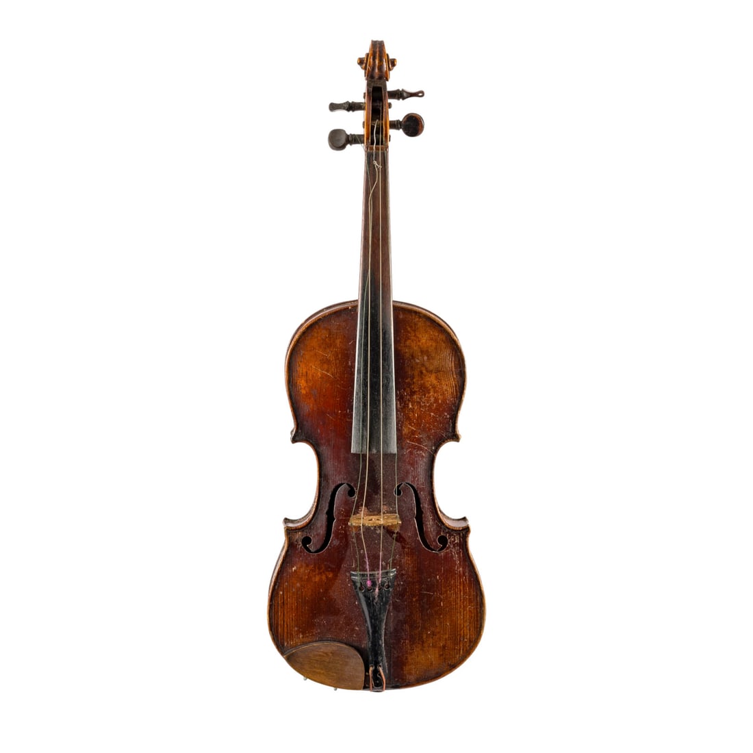 | VIOLINE: VIOLIN France, early 20th century One-piece spruce top and maple back, brown varnish. 4/4 violin, length 58.9 cm, body length 35.5 cm. No certificate of authenticity; ''Aubert'' bridge. Part. bumped a