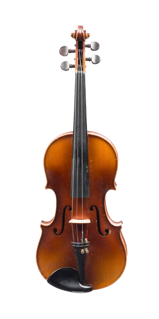 | VIOLINE BEZ. 'MICHAEL IGNAZ STADLMANN': VIOLIN BY 'MICHAEL IGNAZ STADLMANN' German, early 20th century Two-piece spruce top and maple back, red-brown shaded varnish. 4/4 violin, length 55 cm, body length 36 cm. Violin label: 'Michael
