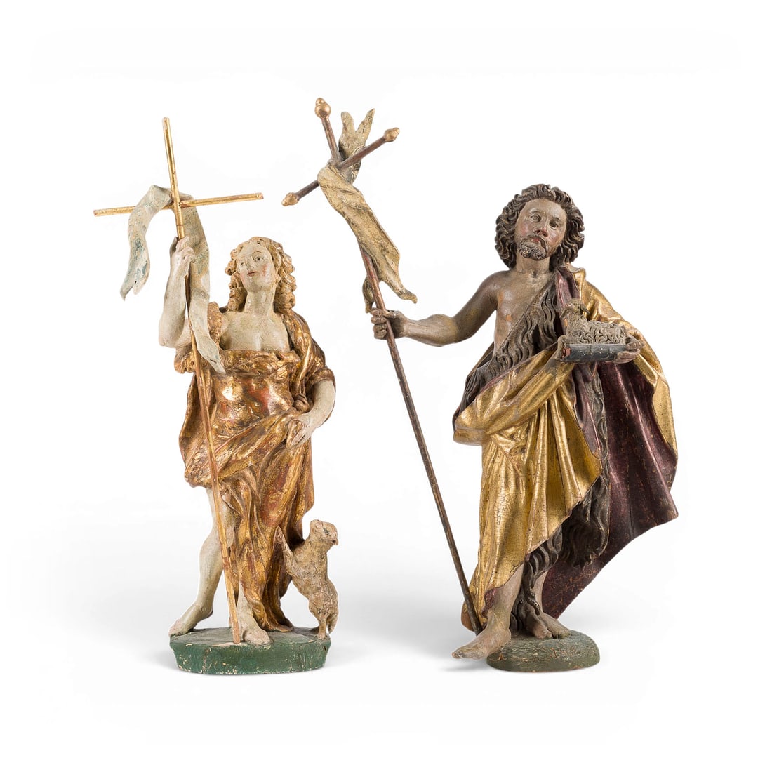 | ZWEI FIGUREN DES HEILIGEN JOHANNES DES TAeUFERS (1 of 1)