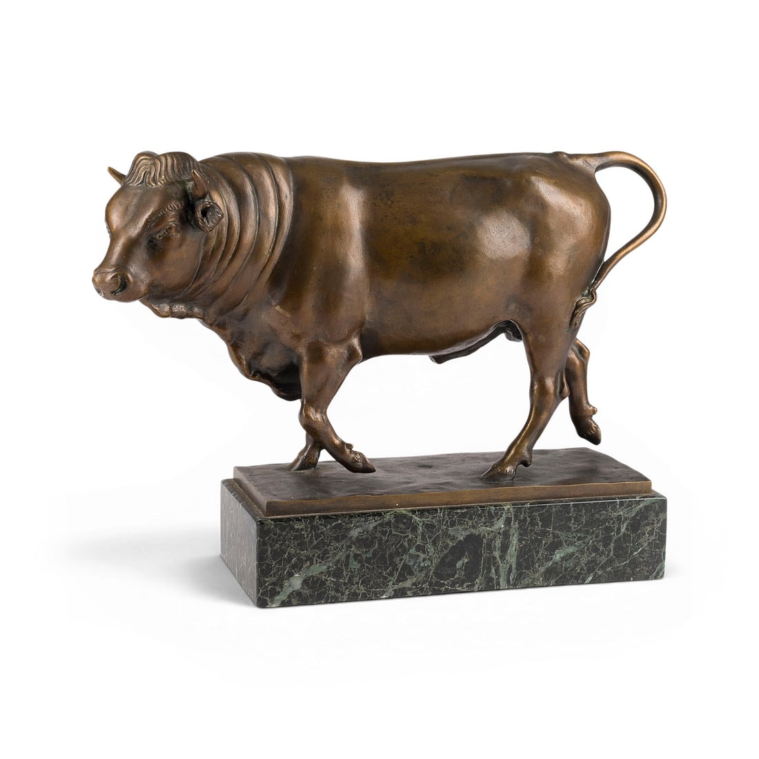 DEUTSCHER BILDPLASTIKER | SCHREITENDER STIER (1 of 2)