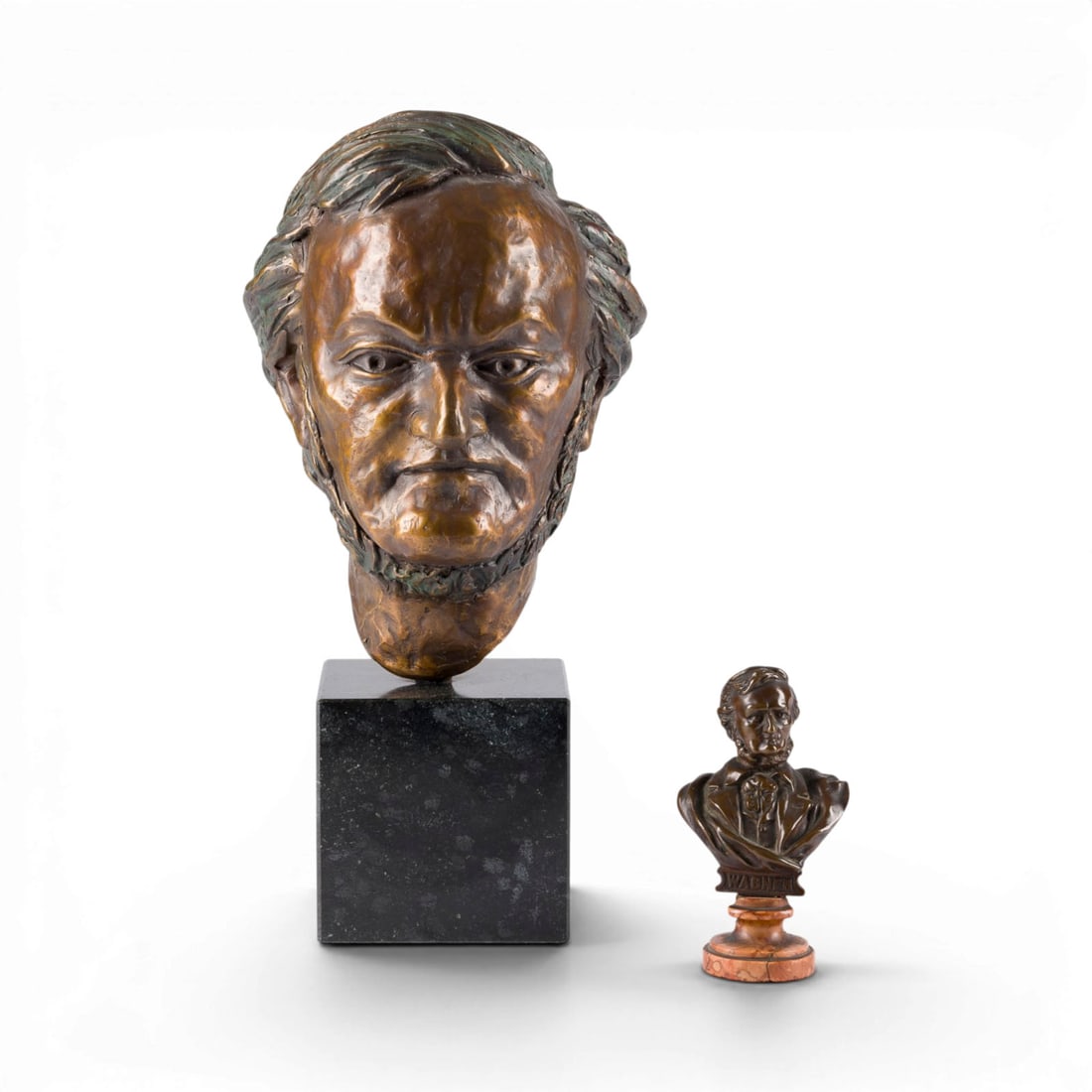 DIVERSE BILDPLASTIKER | BUeSTE UND PORTRAITKOPF RICHARD WAGNER (1 of 4)