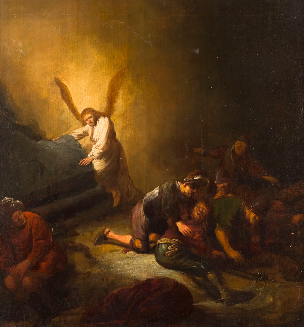 BENJAMIN GERRITSZ. CUYP | DER ENGEL DER AUFERSTEHUNG ERSCHEINT DEN WAeCHTERN AM GRABE CHRISTI (1 of 3)