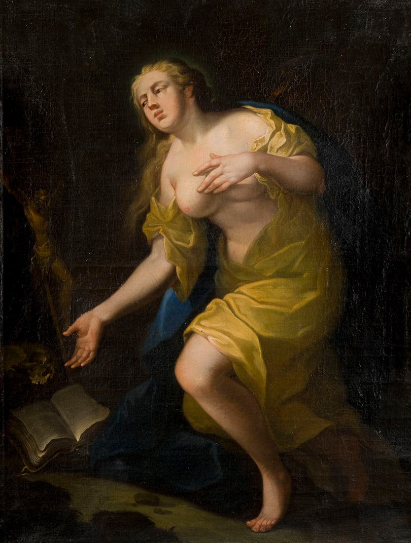 ARTEMISIA GENTILESCHI (UMKREIS) | DIE BUeSSENDE MARIA MAGDALENA (1 of 3)