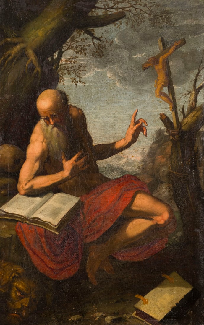 JACOPO PALMA (DER JUeNGERE) (SCHULE/NACHFOLGER) | HEILIGER HIERONYMUS (1 of 3)