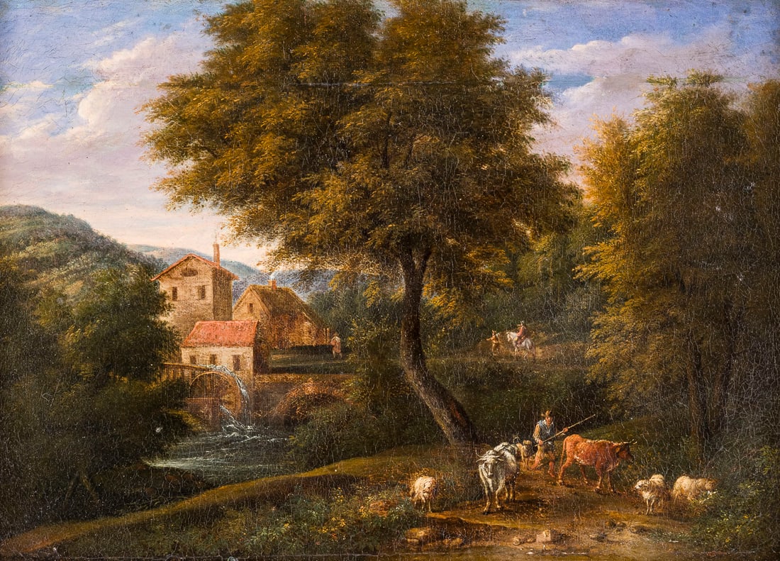 JAN WIJNANTS (AUCH WYNANTS) (ATTR.) | LANDSCHAFT MIT BAUERN UND VIEH (1 of 3)