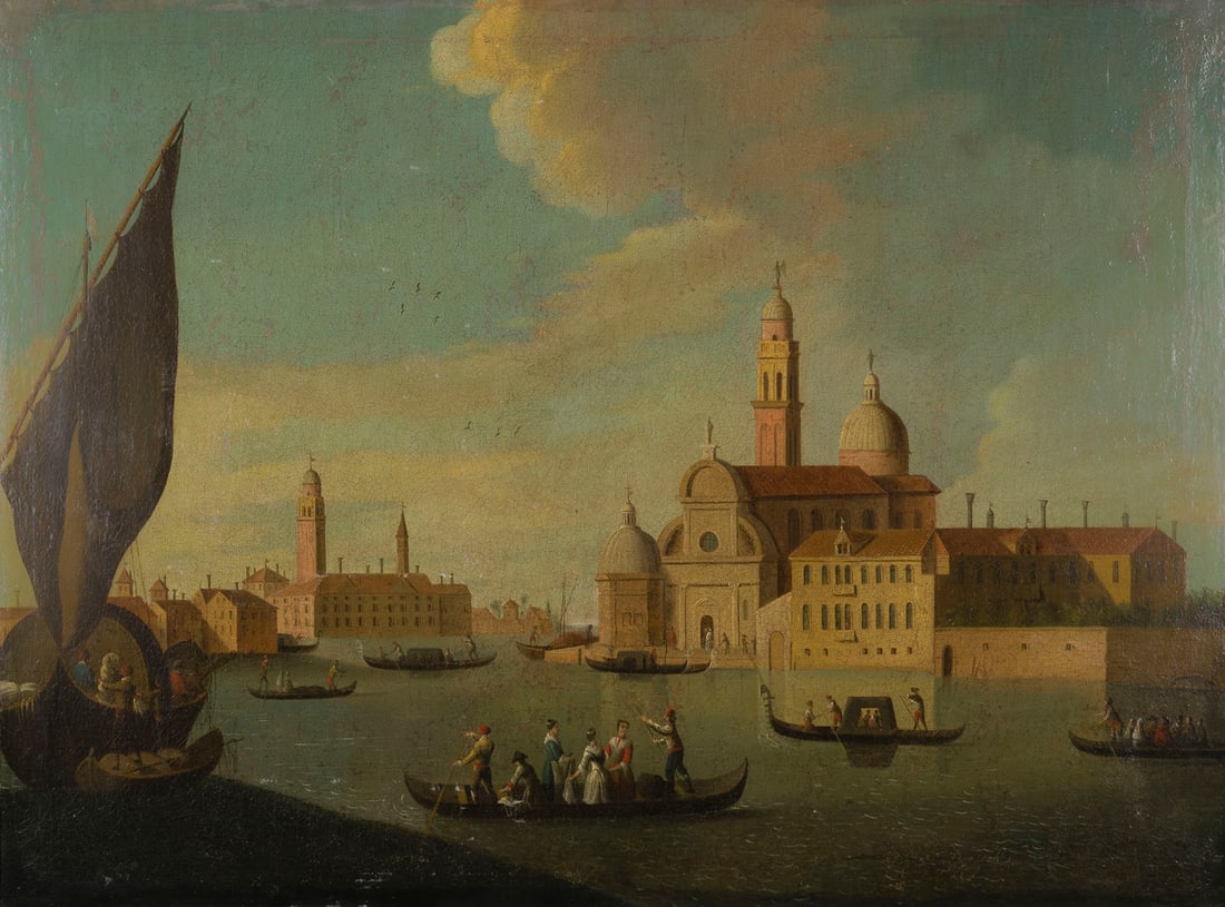 JOHANN RICHTER (WAHRSCHEINLICH WERKSTATT) | BLICK AUF SAN MICHELE IN ISOLA, VENEDIG (1 of 3)