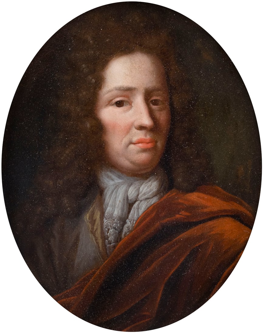 HYACINTHE (EIGENTLICH HYACINTHE-FRANCOIS-HORORE-MATHIAS-PIERRE MARTYR-ANDRE JEAN) RIGAUD (EIGENTLICH: HYACINTHE (ACTUALLY HYACINTHE-FRANCOIS-HONORE-MATHIAS-PIERRE MARTYR-ANDRE JEAN) RIGAUD (ACTUALLY RIGAU Y ROS) (OR STUDIO) 18 July 1659 Perpignan, France - 29 December 1743 Paris PORTRAIT OF A NOBLEMAN
