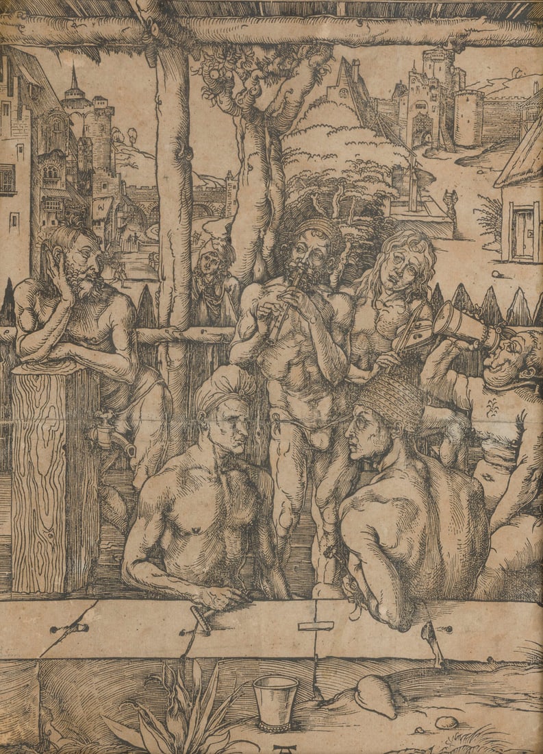 ALBRECHT DUeRER | 'DAS MAeNNERBAD' (UM 1496/98) (1 of 1)