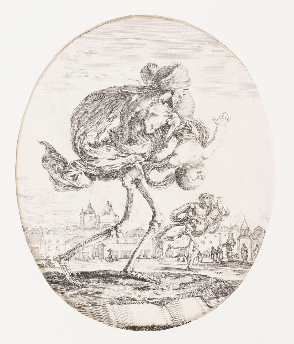 STEFANO DELLA BELLA | 'DER TOD ENTFUeHRT EINEN SAeUGLING' (UM 1648) (1 of 1)