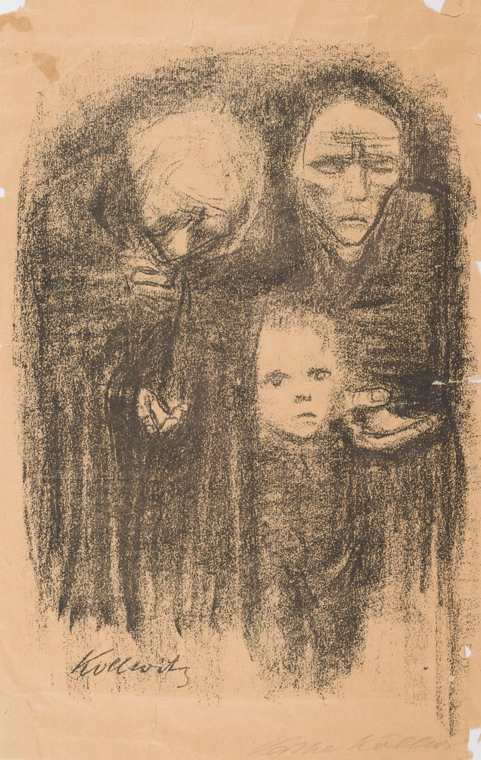 KAeTHE KOLLWITZ | 'WEHRT DEM HUNGER! KAUFT ERNAeHRUNGSGELD' (1924) (1 of 1)