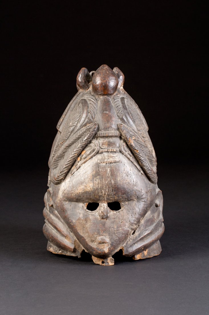 SANDE, MENDE TRIBE, HELM MASKE (1 of 1)