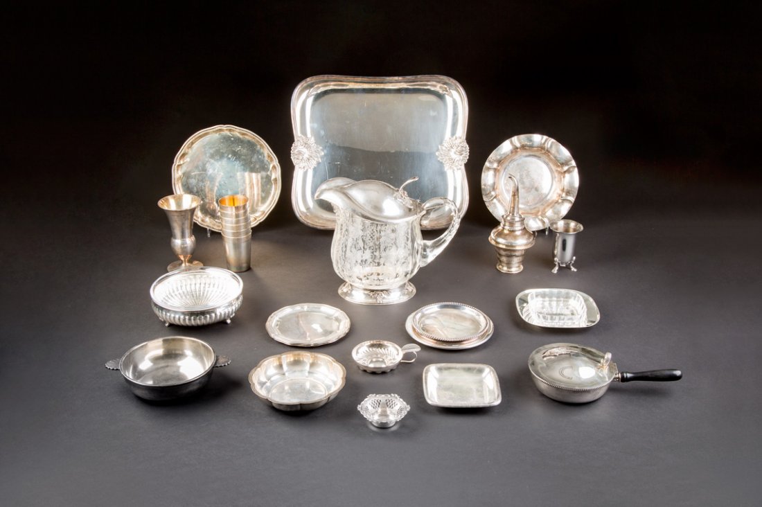 26-TEILIGES KONVOLUT GEBRAUCHSSILBER (1 of 1)