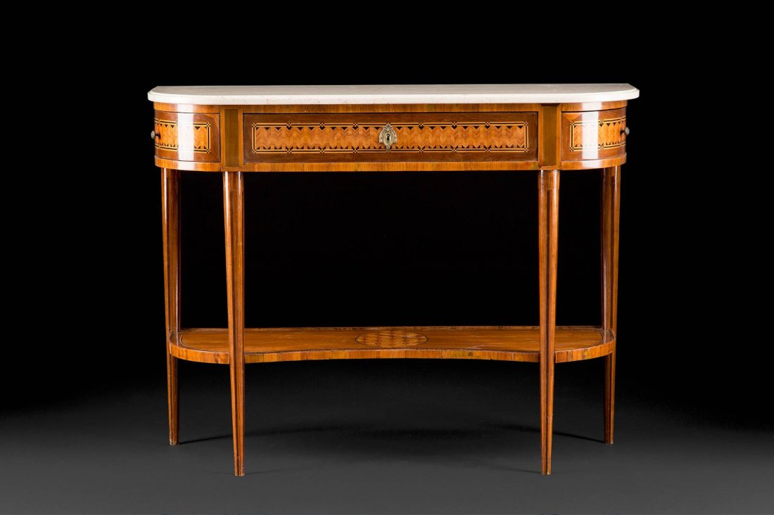 WANDKONSOLE Frankreich, 19. Jh. Diverse Hlzer, (1 of 1)