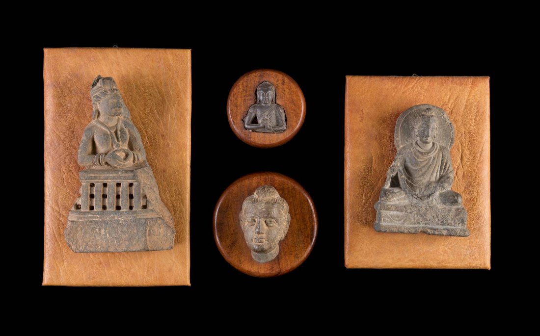 DREI RELIEFTEILE - ZWEI BUDDHAS UND EINE KUAN YIN (1 of 1)