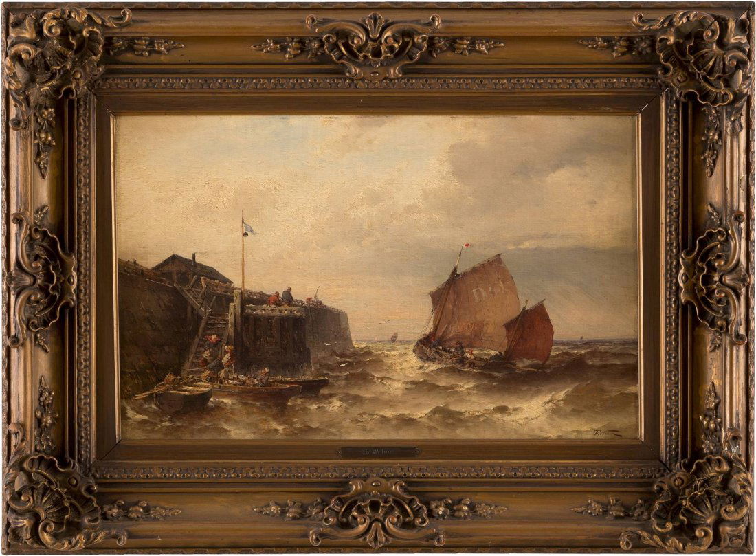 THEODOR ALEXANDER WEBER 1838 Leipzig - 1907 Paris Die (1 of 2)