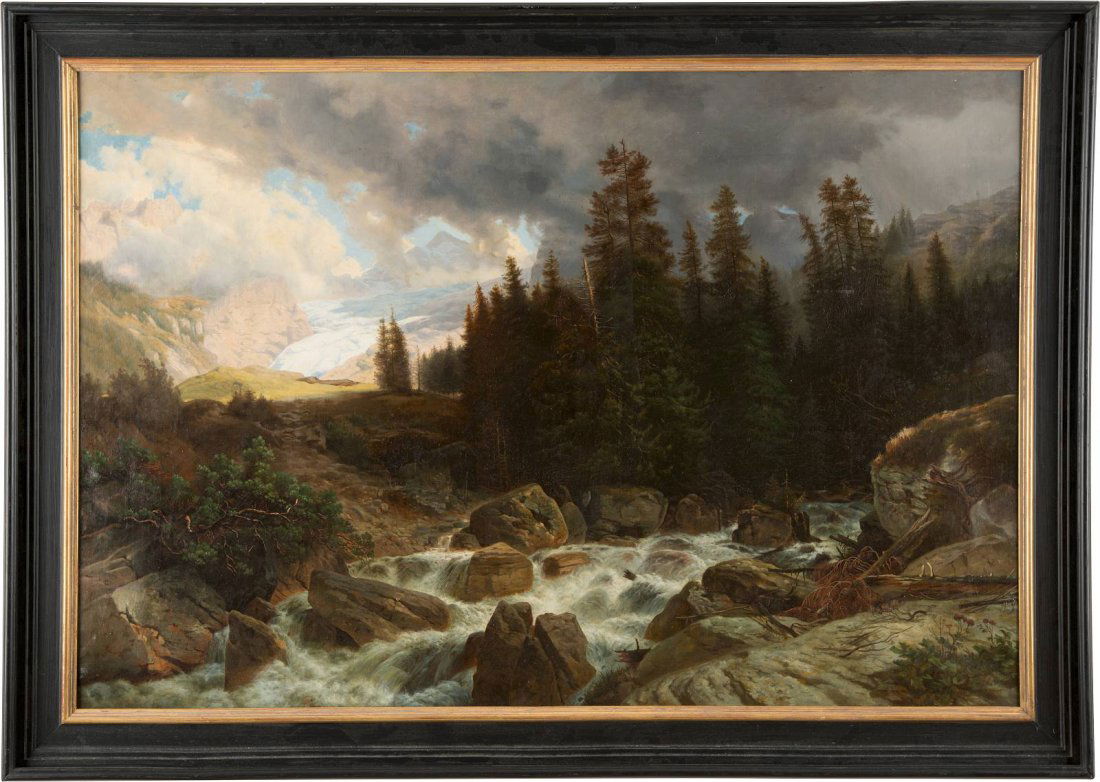 ALEXANDRE CALAME 1810 Arabie - 1864 Menton, Werkstatt (1 of 2)