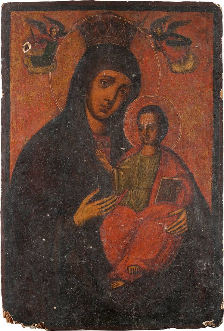 A LARGE ICON SHOWING THE HODIGITRIA MOTHER OF GOD (1 of 1)