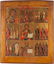 A LARGE MULTI-PARTITE ICON Russian, Vetka, 19th century