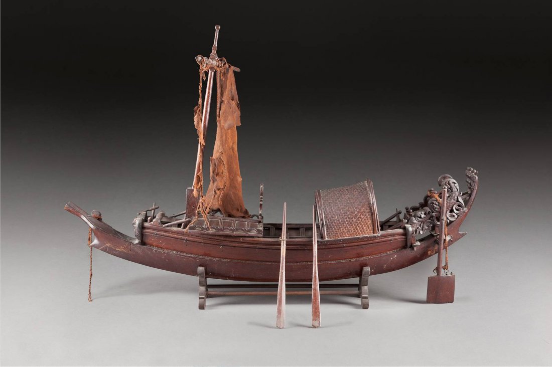 MODELL EINER CHINESISCHEN DSCHUNKE China, 19. Jh. (1 of 1)