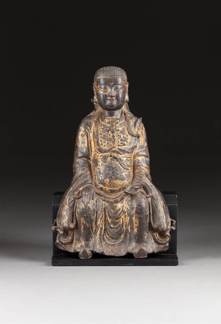 GROSSE FIGUR DES ZHENWU China, 17. Jh. Bronze, (1 of 1)