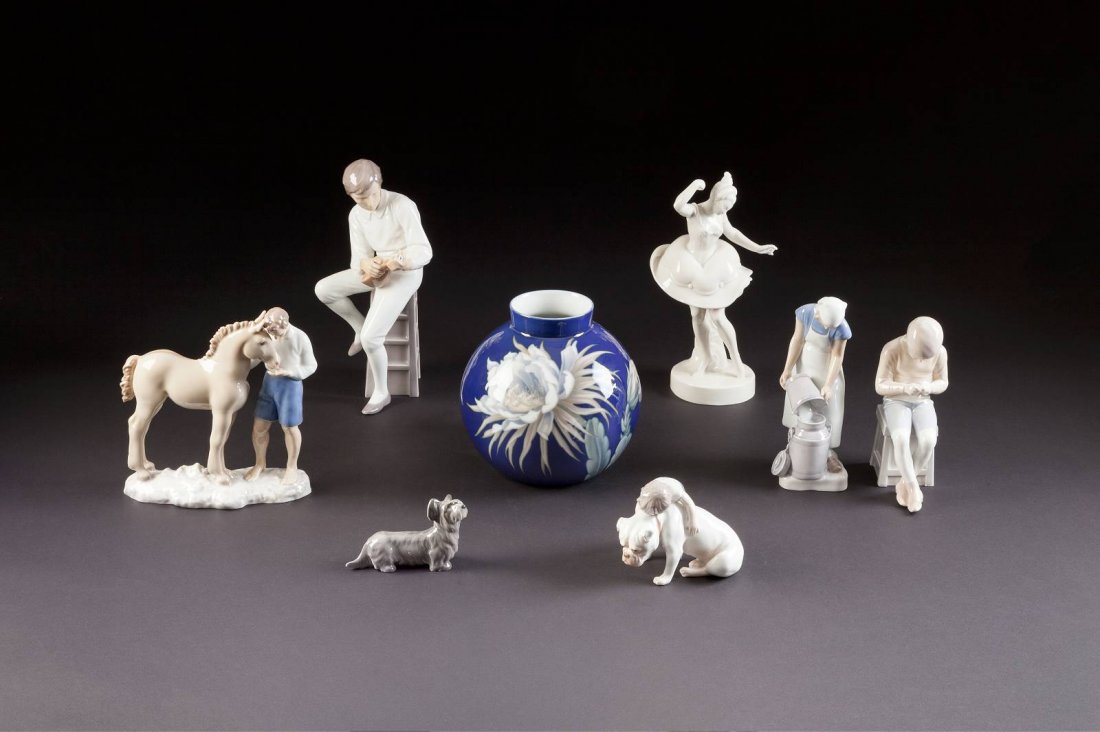 ACHT-TEILIGES KONVOLUT Dänemark, Bing & Gröndahl sowie (1 of 1)