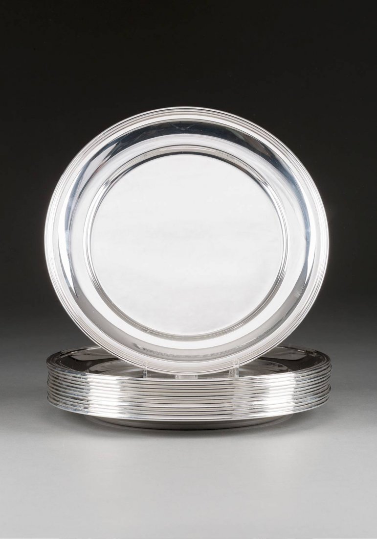 SATZ VON ZWÖLF PLATZTELLERN Italien, Padua, nach 1968 (1 of 1)