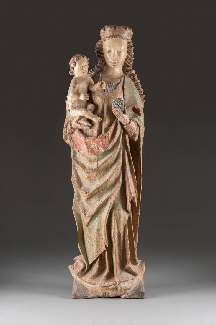 GOTISCHE TRAUBENMADONNA MIT CHRISTUSKNABEN, AUF DER (1 of 1)