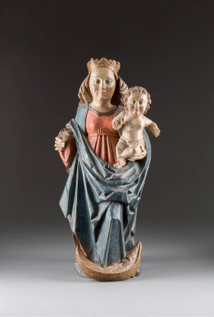 MONDSICHELMADONNA MIT DEM CHRISTUSKIND Deutsch, 1. (1 of 1)