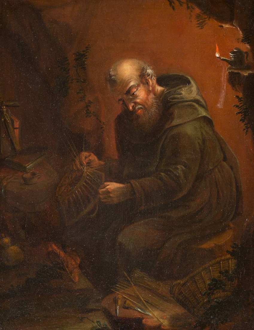 DEUTSCHER MEISTER Tätig im 17./18. Jh. MÖNCH BEIM (1 of 1)